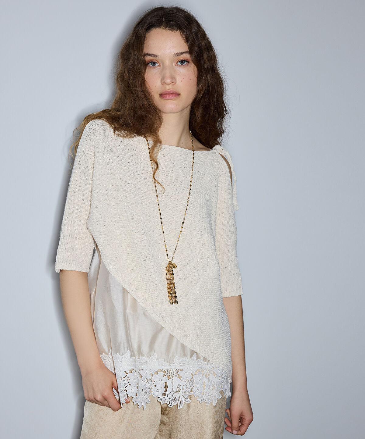 Layered Knit Top