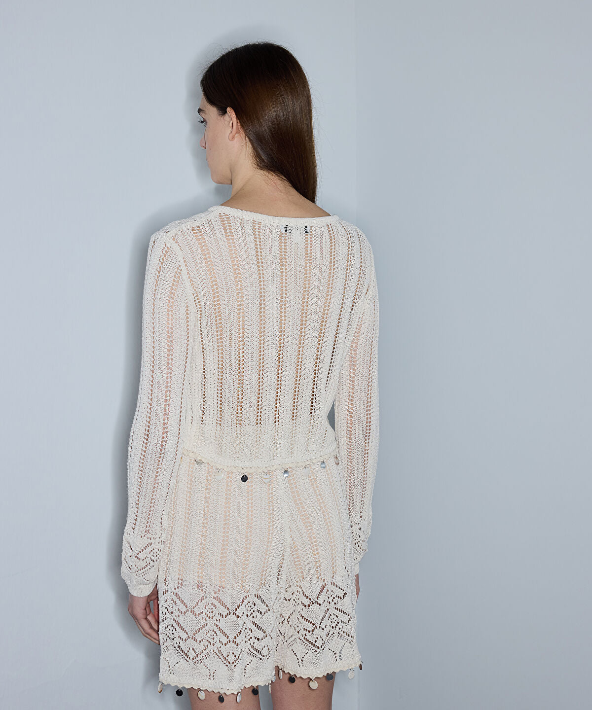 Openwork Knit Top