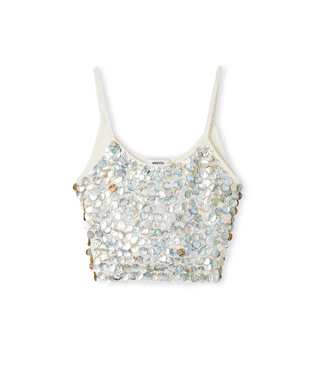 Embellished Cropped Top