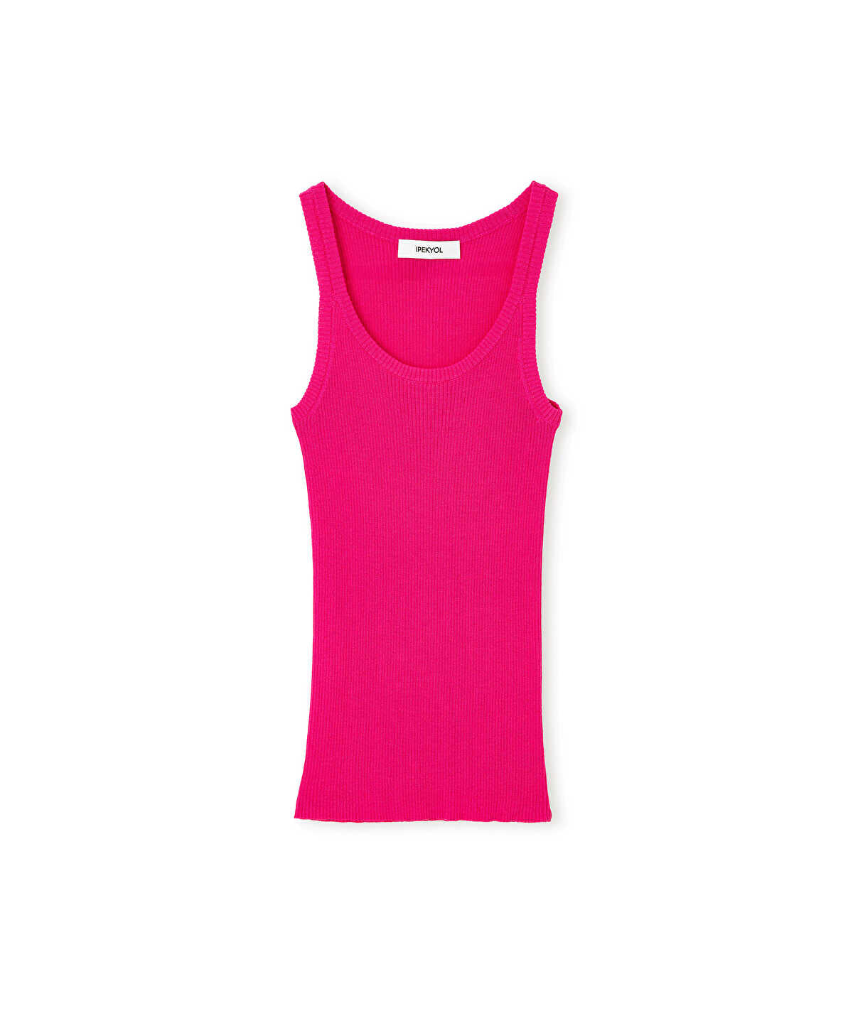 Ribbed Slim-Fit Knit Top