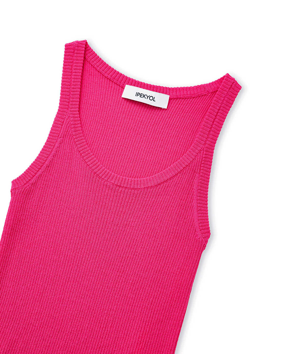Ribbed Slim-Fit Knit Top
