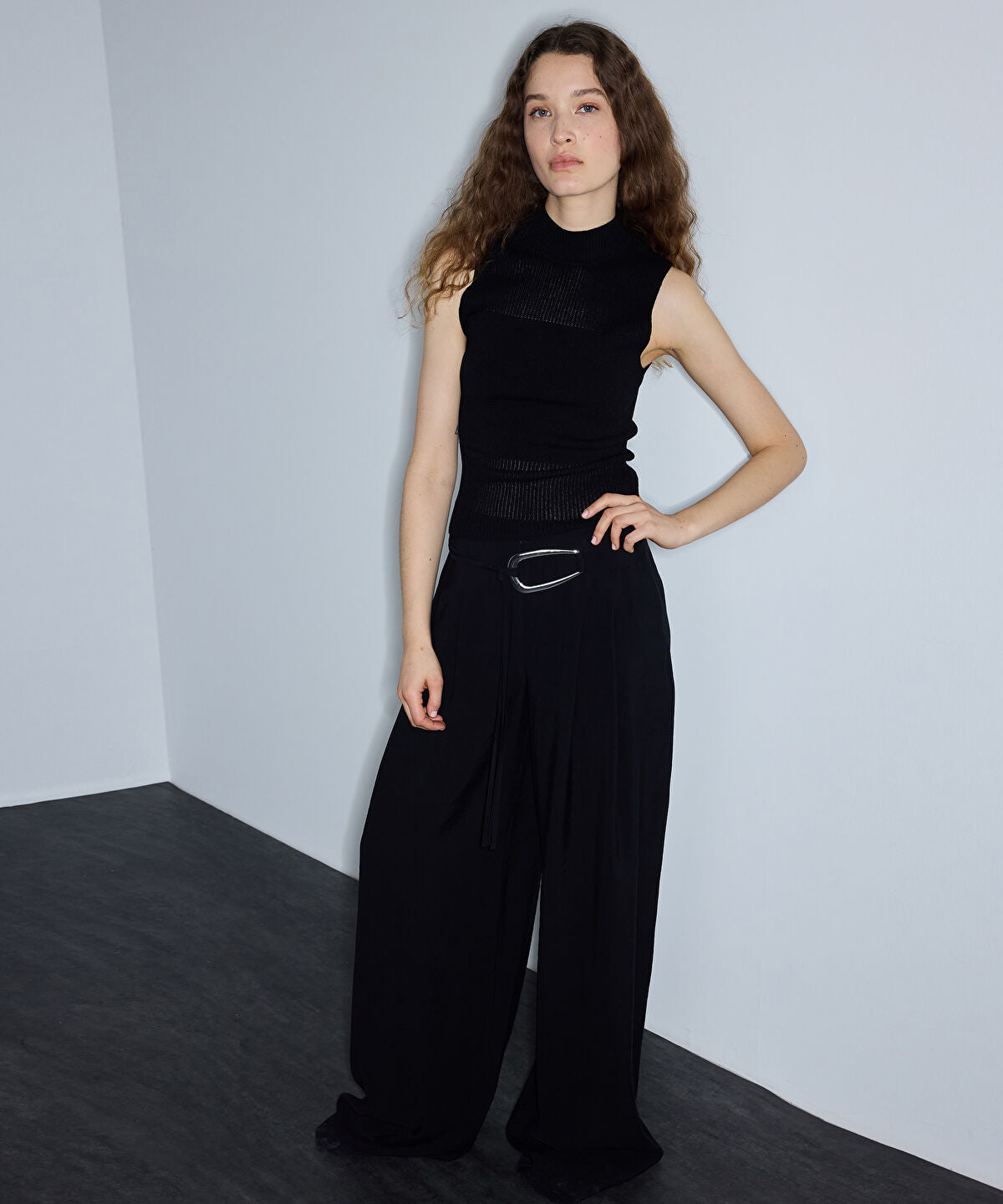 Openwork Knit Top