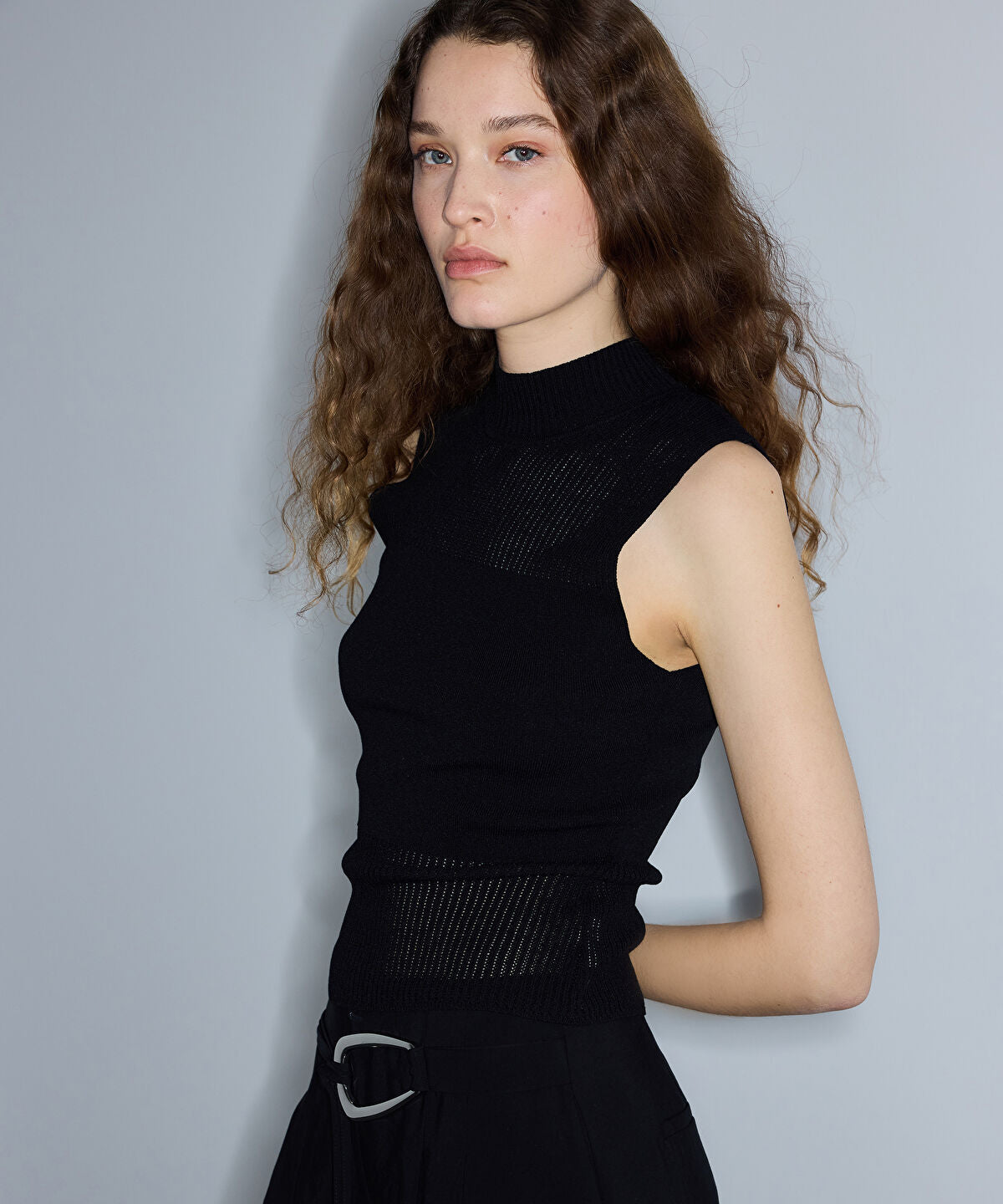Openwork Knit Top
