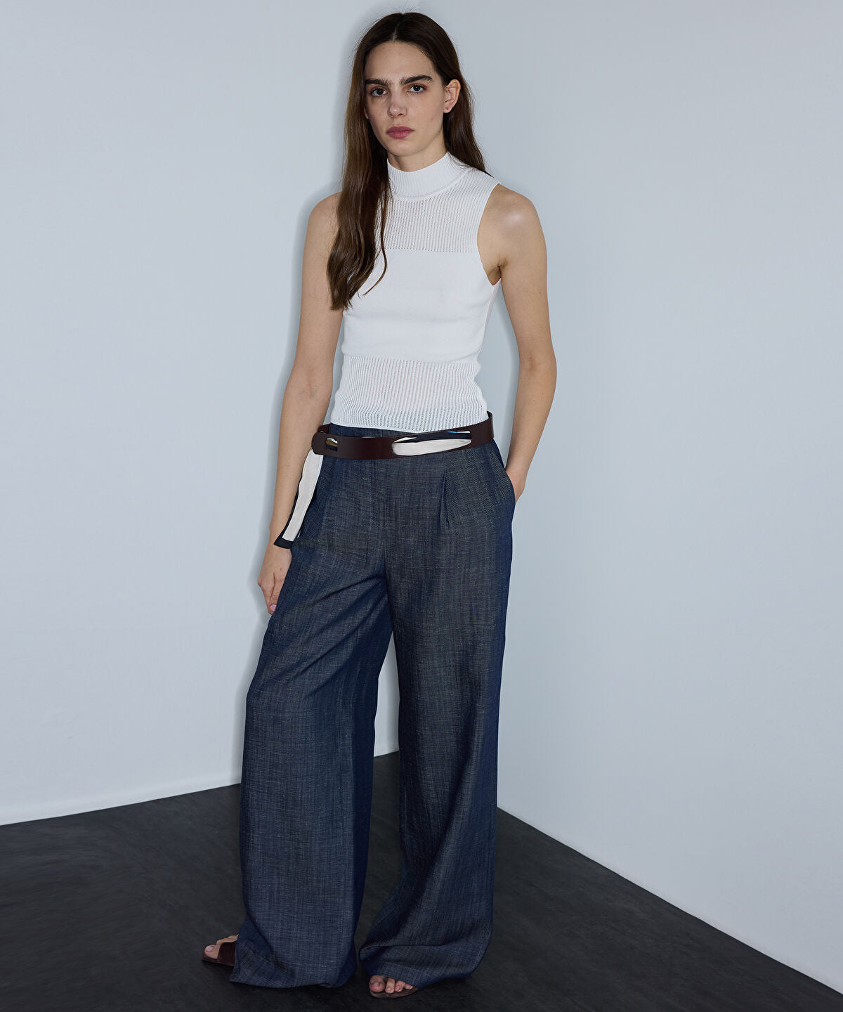 Openwork Knit Top