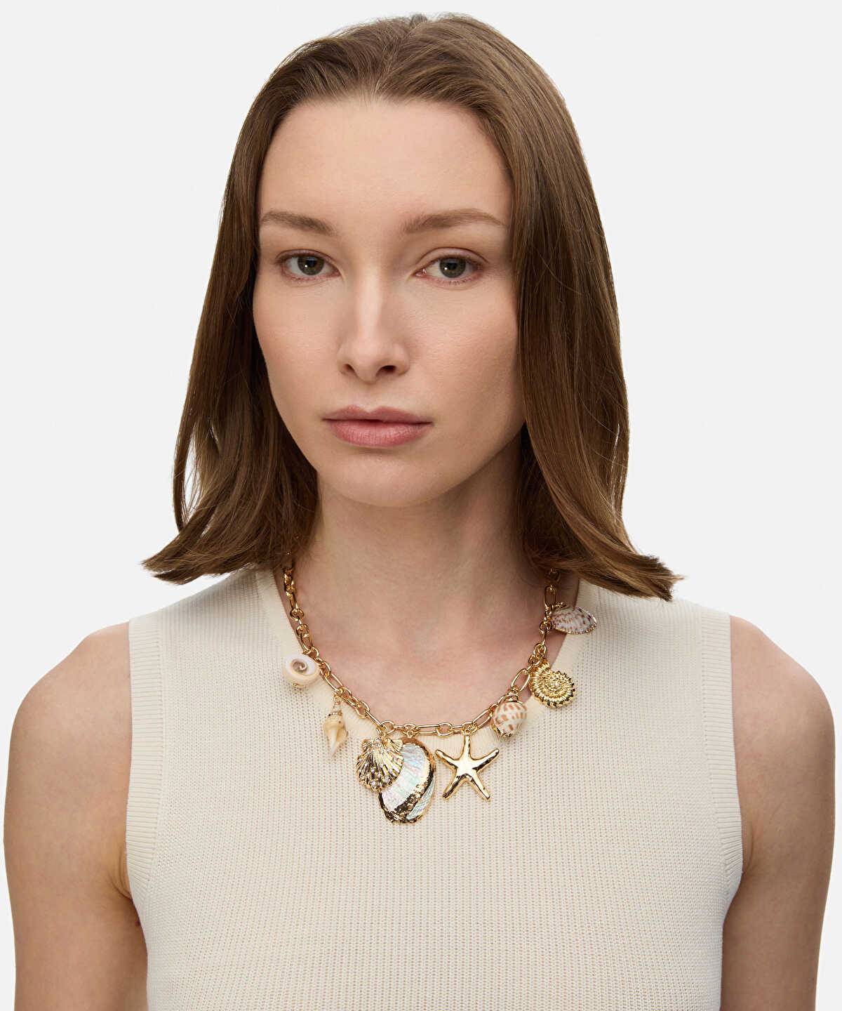 Seashell Charm Necklace