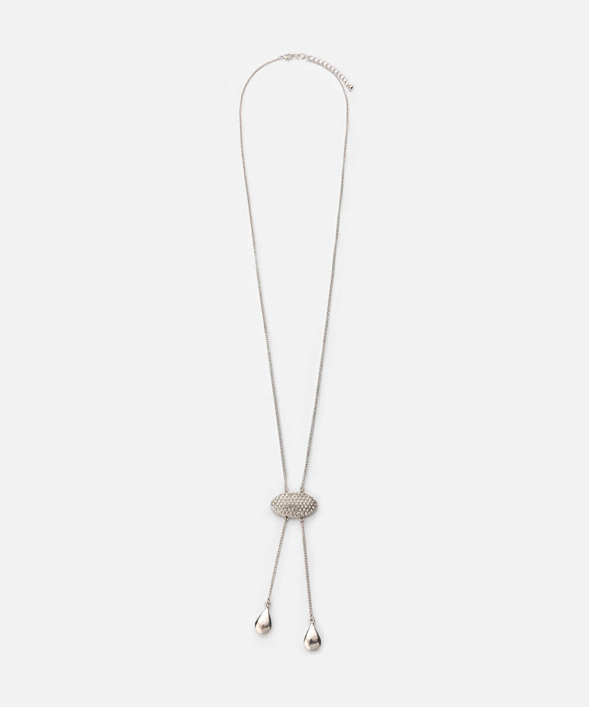 Rhinestone Drop Necklace