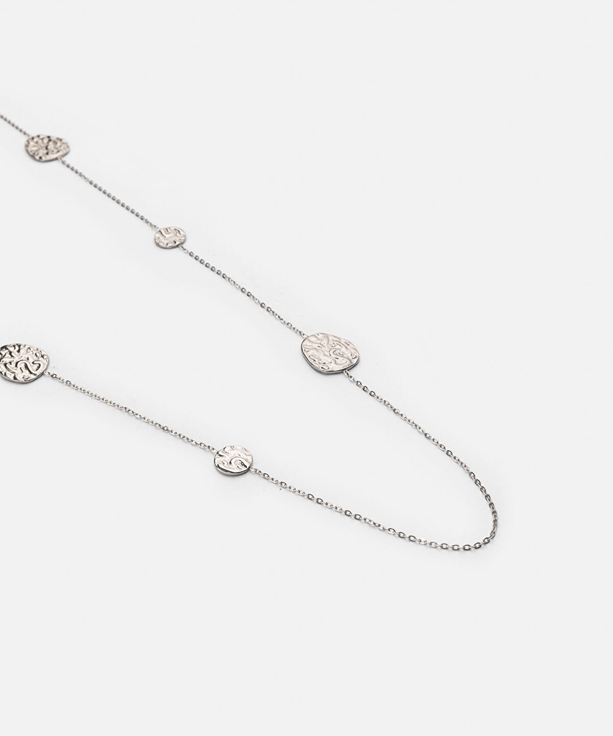 Textured Stainless Steel Necklace