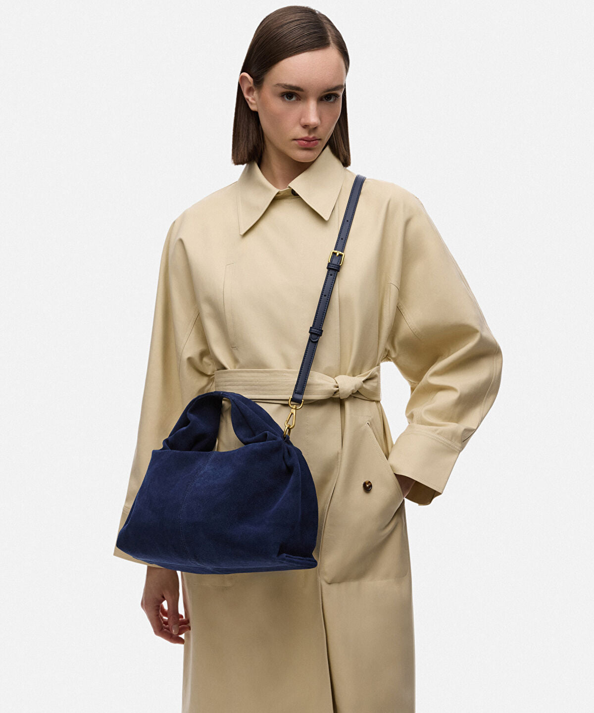 Boho Slouchy Suede Bag