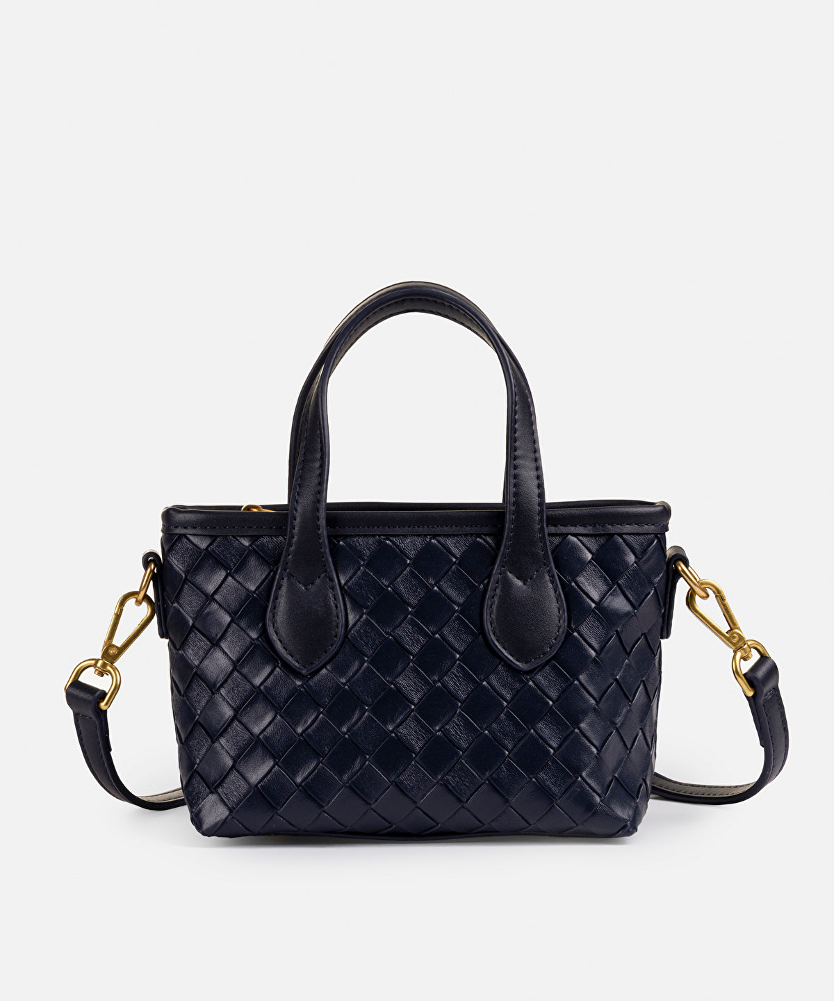 Lattice Top Handle Bag