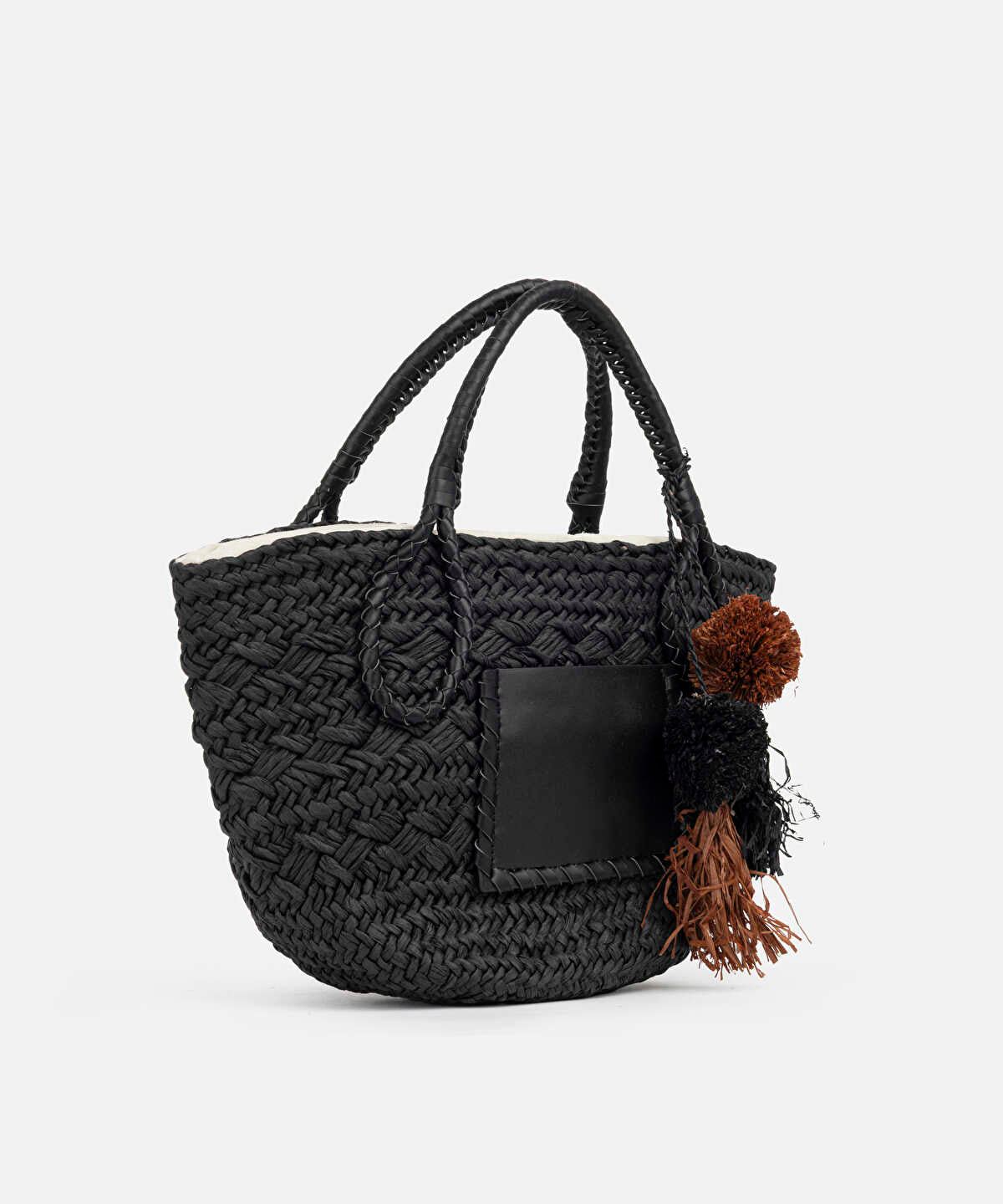Contrast Tassel Bag