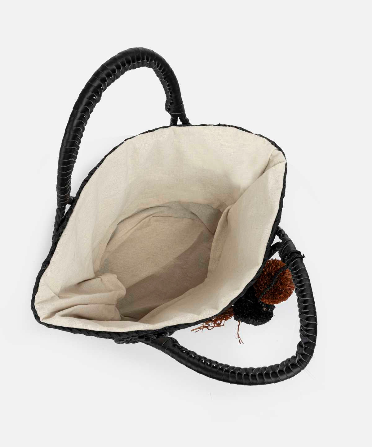Contrast Tassel Bag