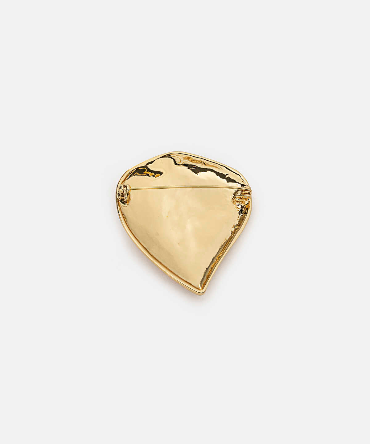 Voluminous Metal Brooch