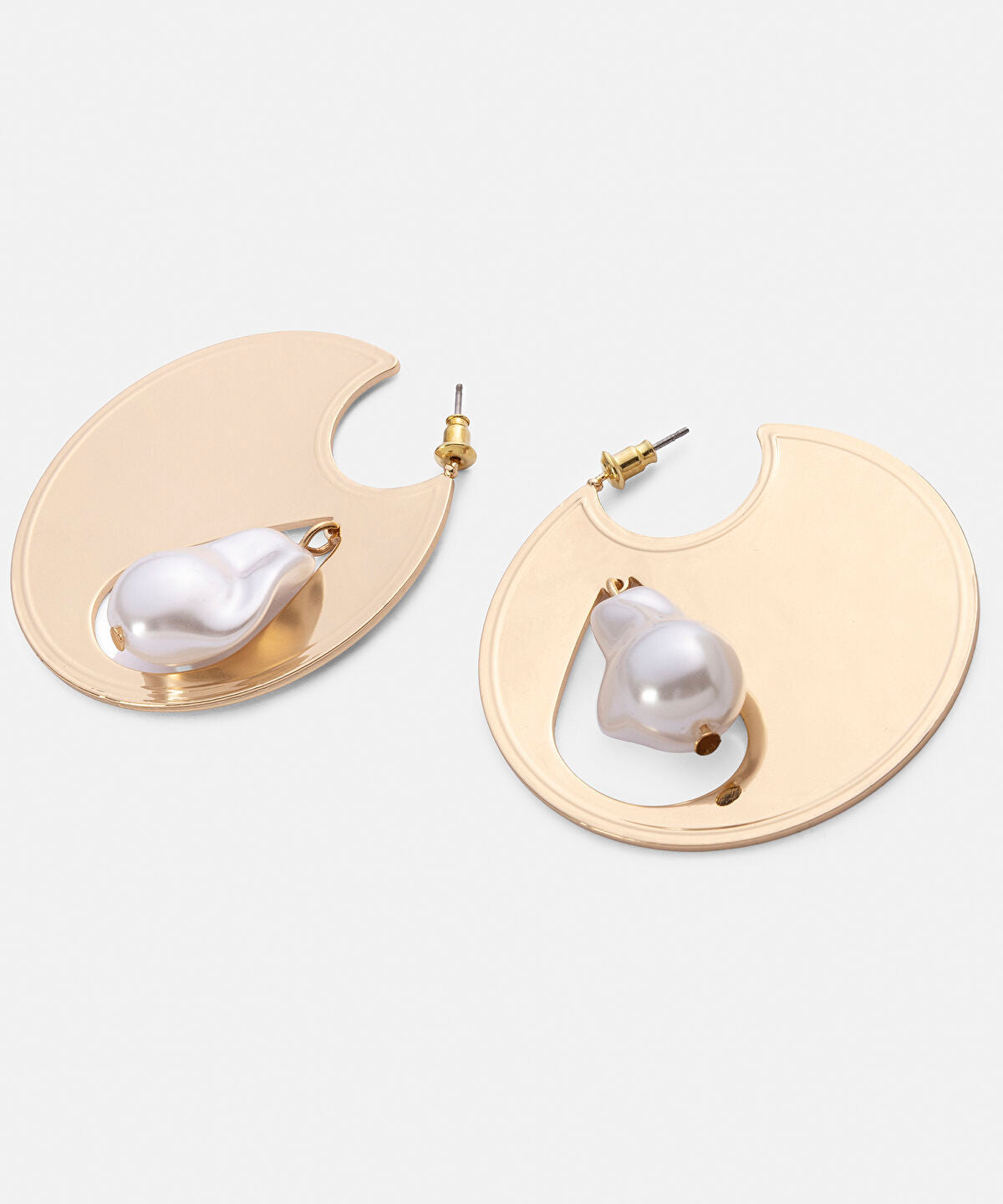 Faux Pearl Embellished Earrings
