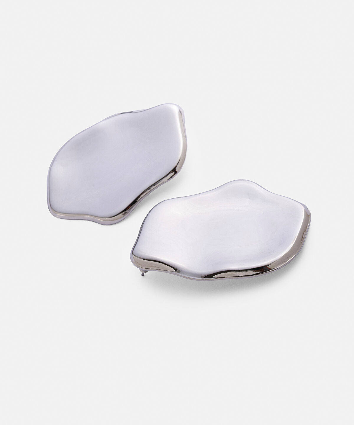 Maxi Metal Plate Earrings