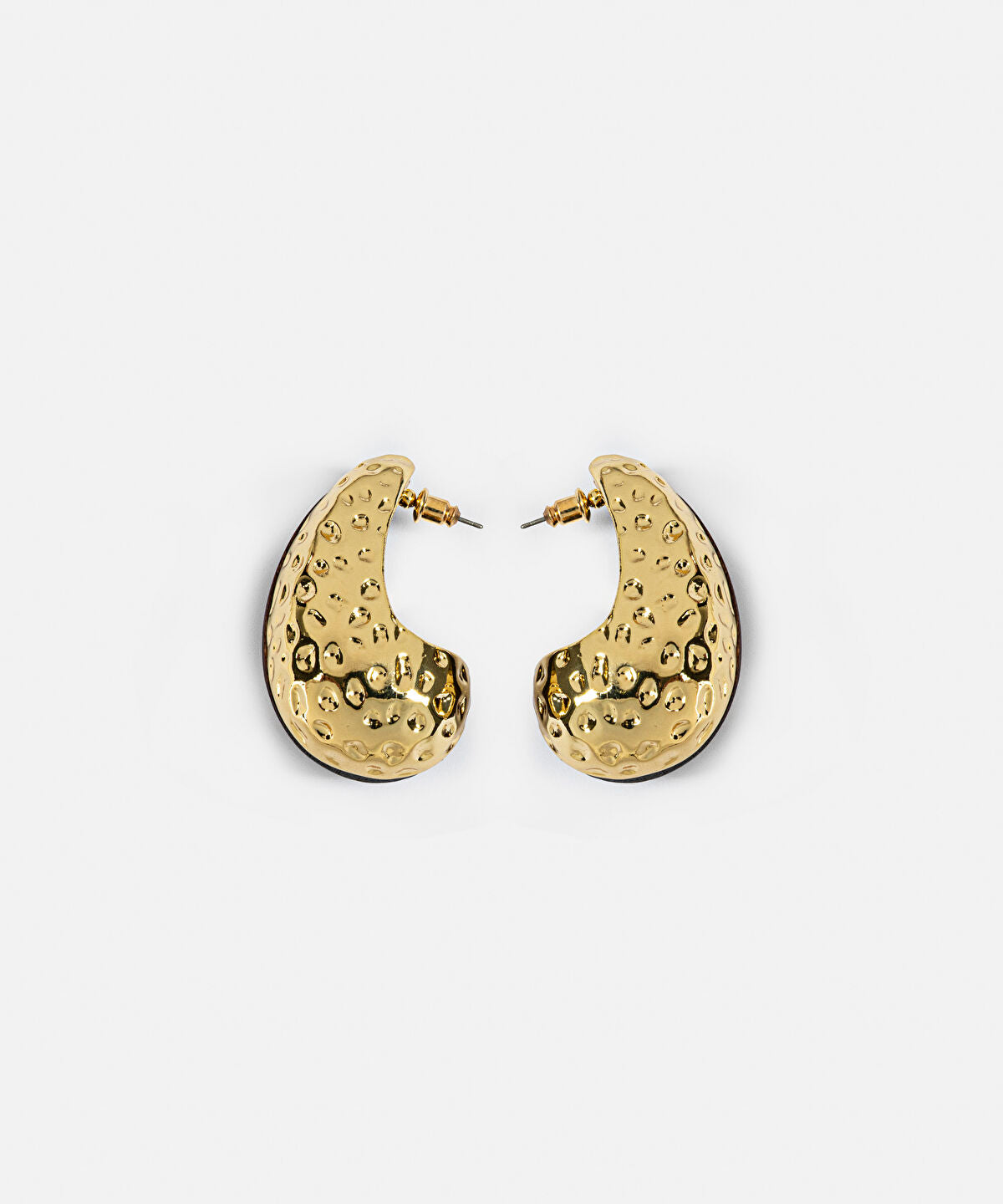 Textured Wood Element Earrings