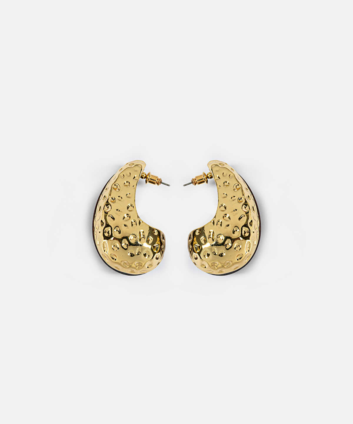 Textured Wood Element Earrings