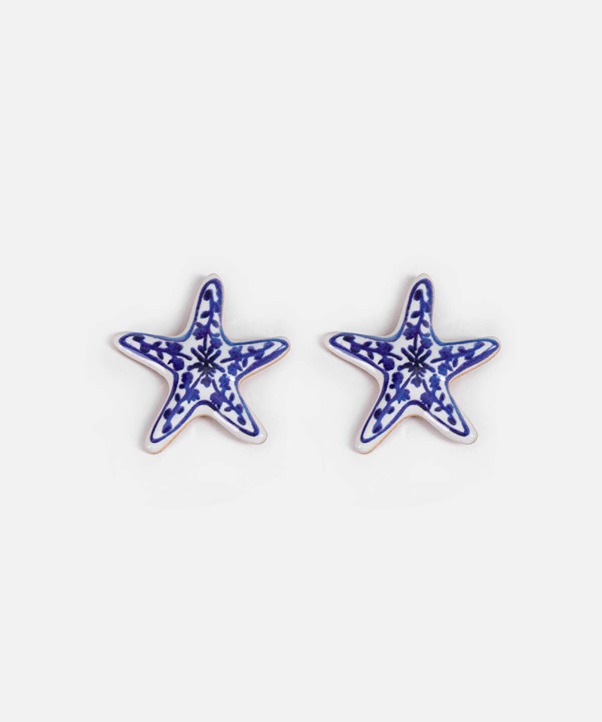 Floral Starfish Earrings