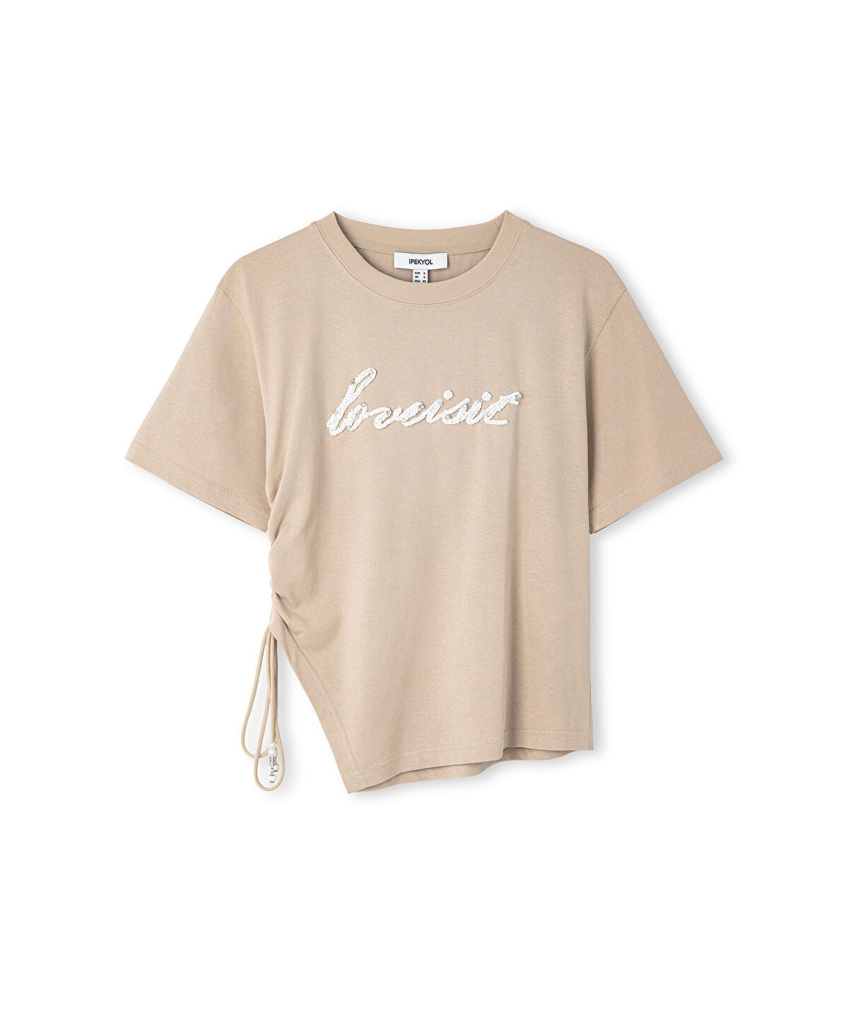 Embellished Slogan T-Shirt