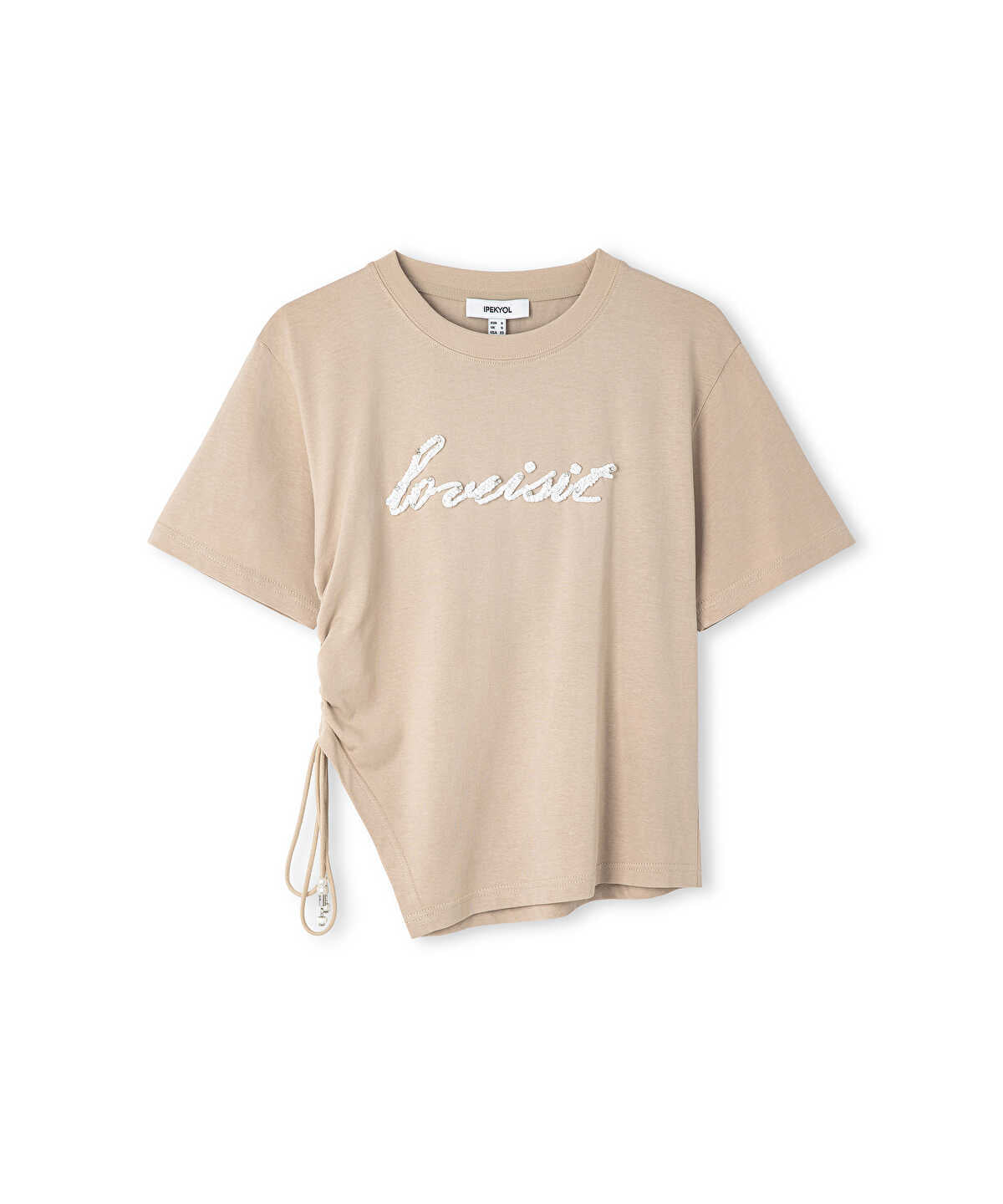 Embellished Slogan T-Shirt