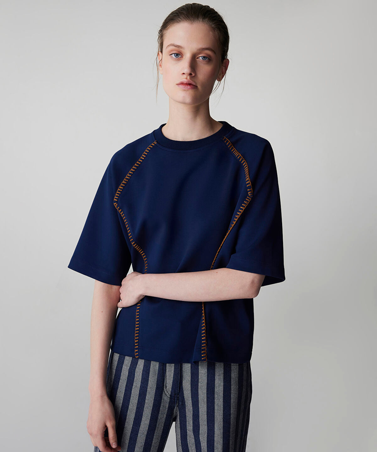 Contrast Stitch T-Shirt