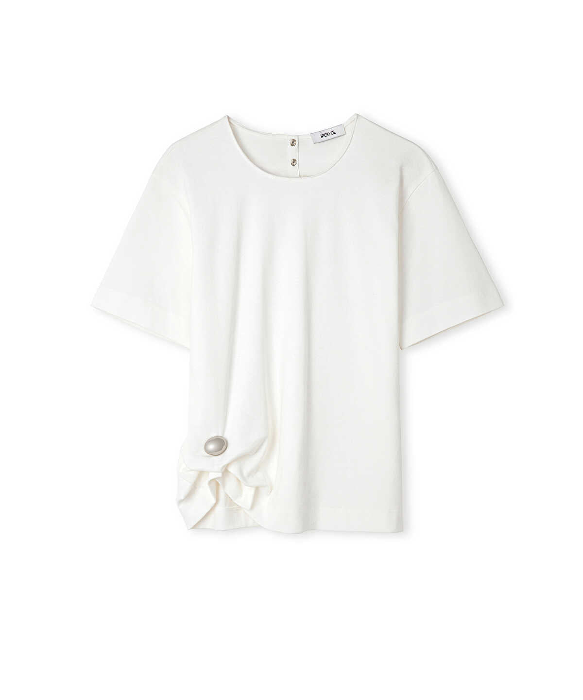 Asymmetric T-Shirt with Accessory