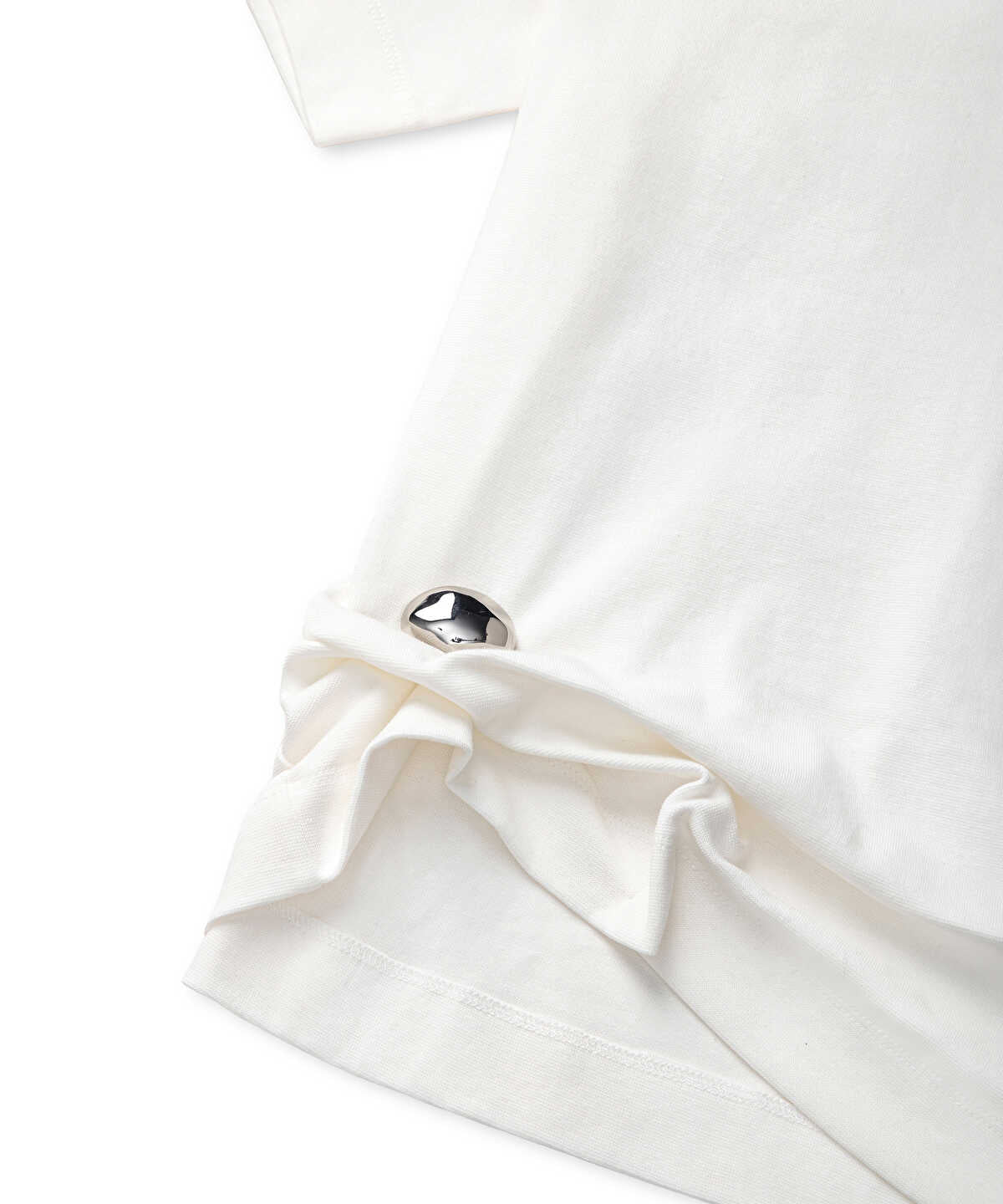 Asymmetric T-Shirt with Accessory