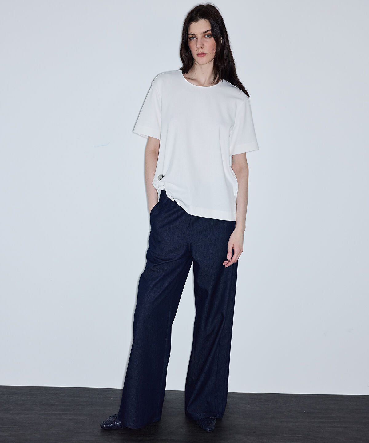 Asymmetric T-Shirt with Accessory