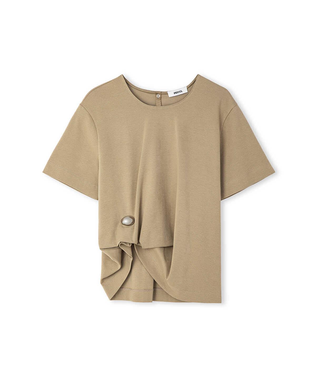 Asymmetric T-Shirt with Accessory