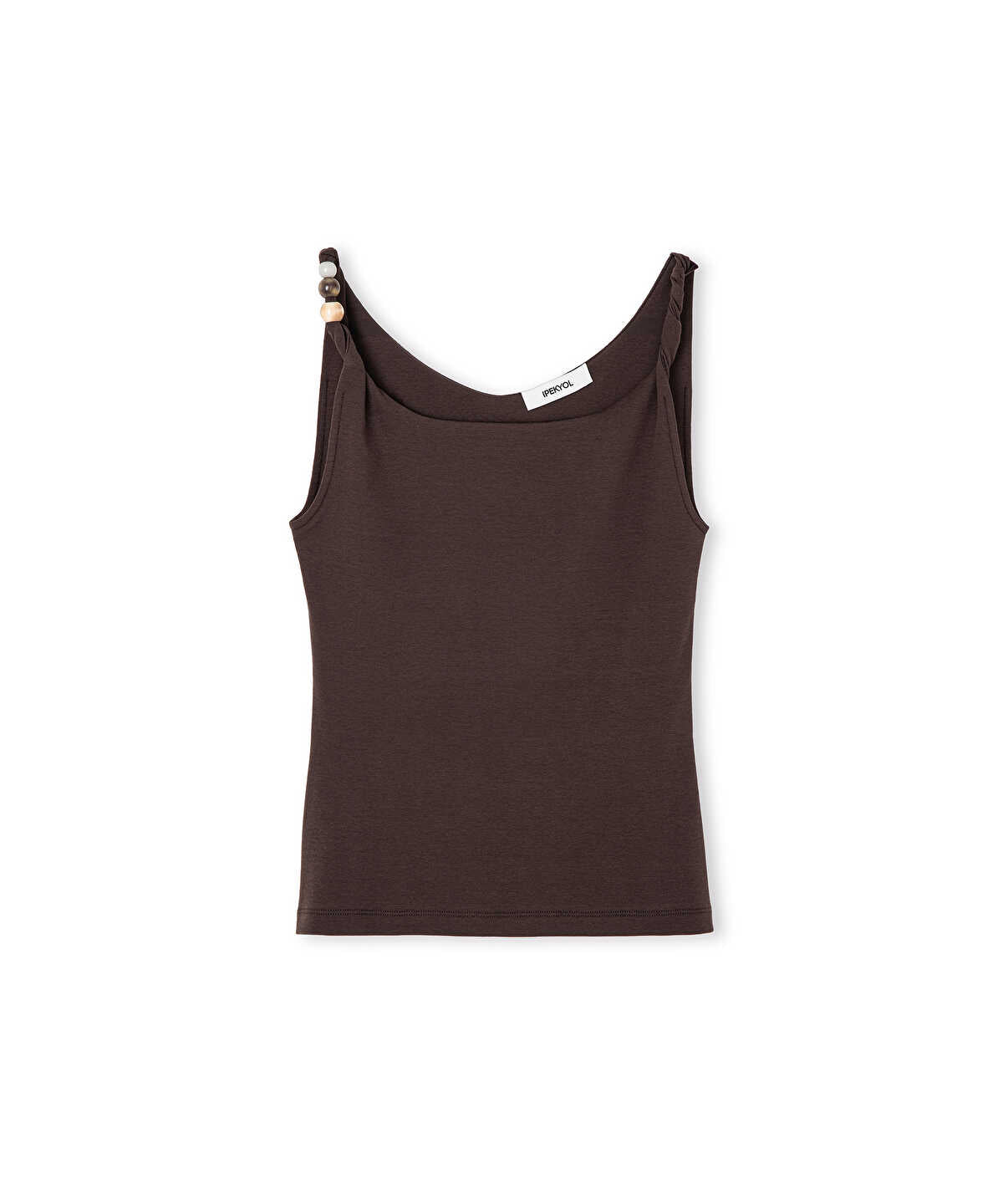 T-Shirt with Bead Embellishments