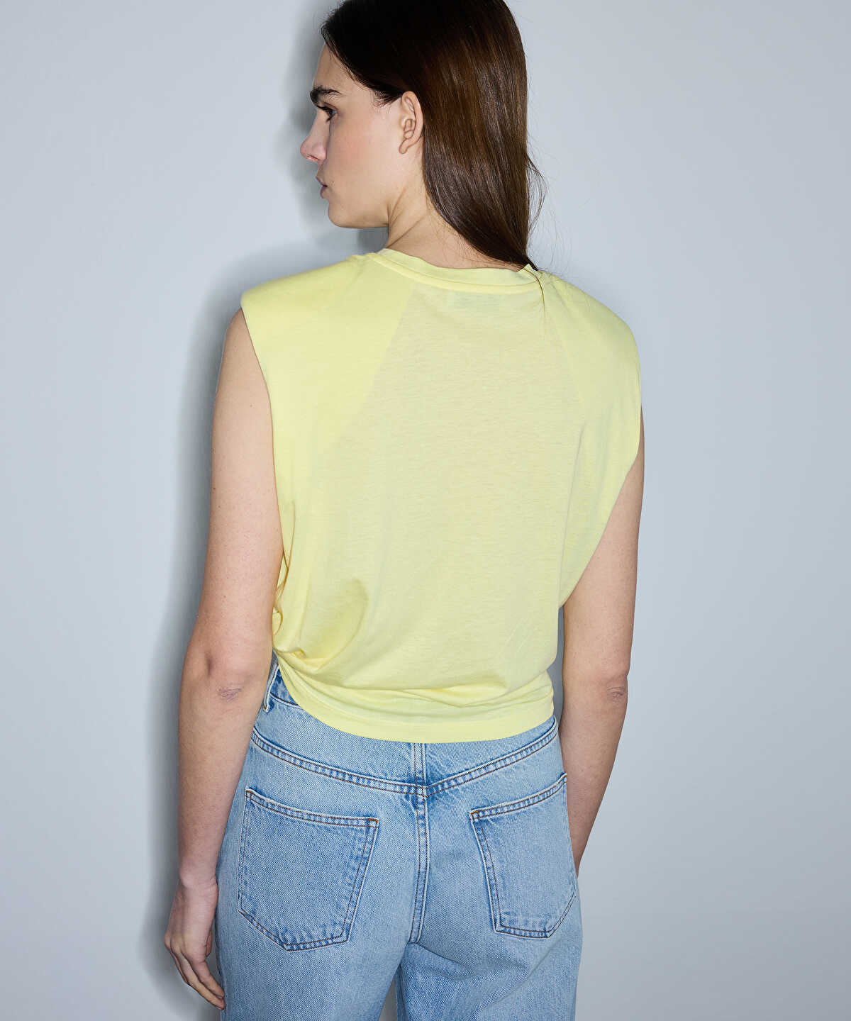 T-Shirt with Shoulder Pads