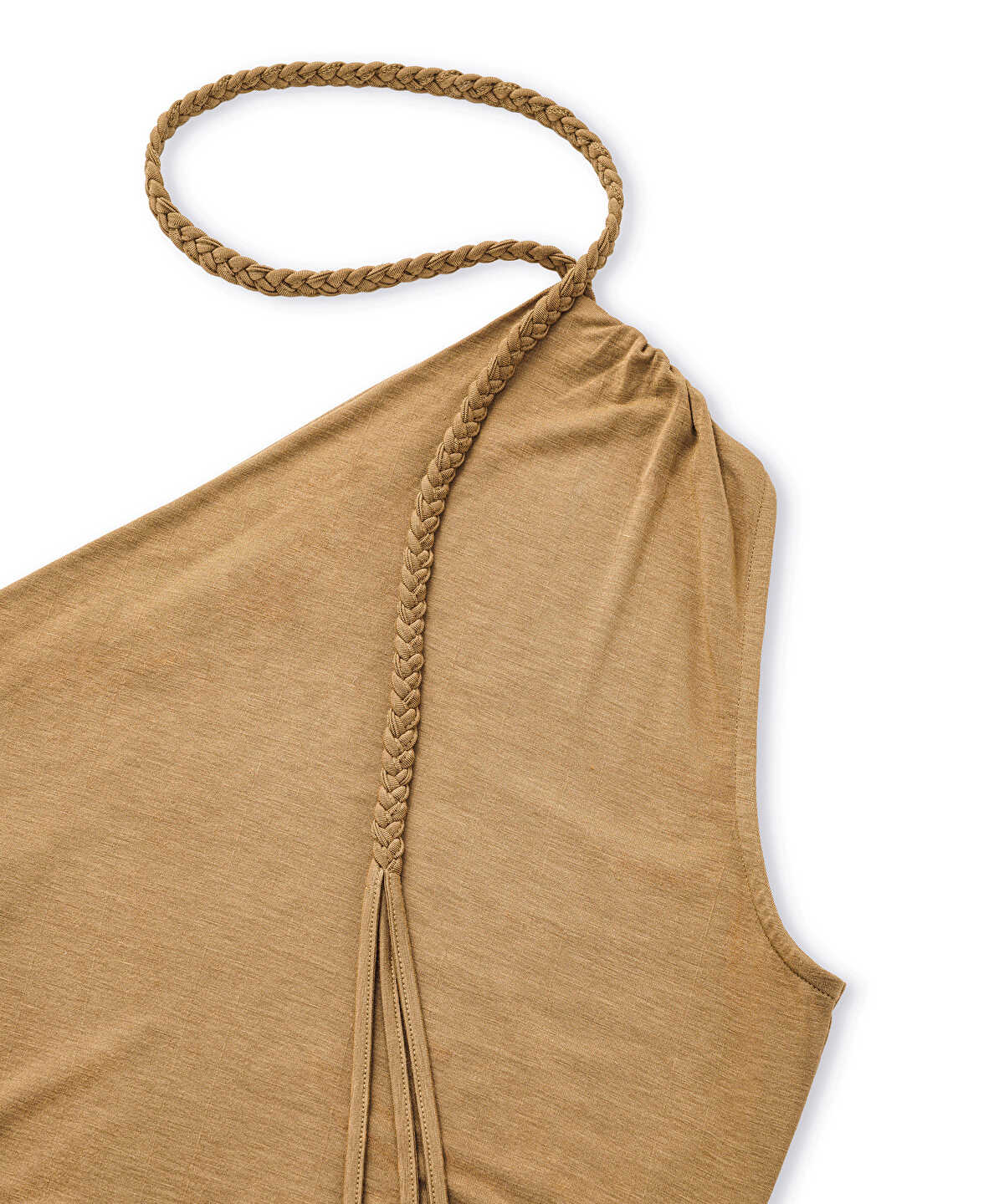 Asymmetric T-Shirt with Braided Strap