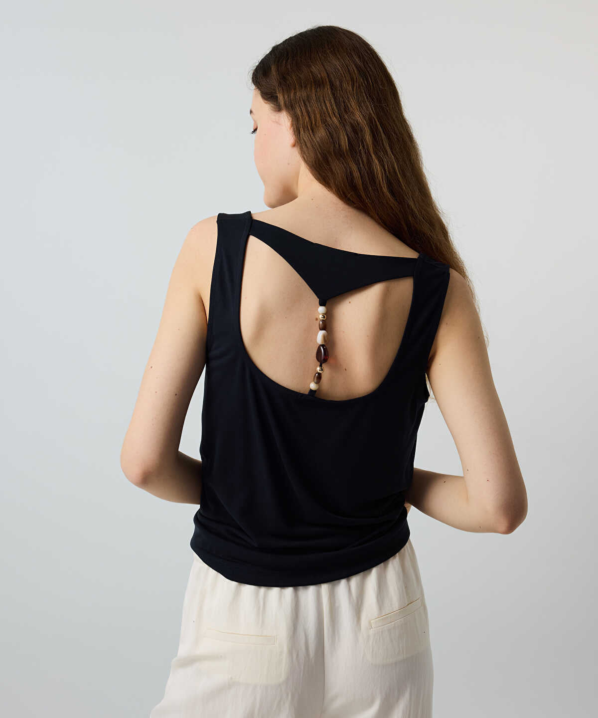 Embellished Cutout T-Shirt