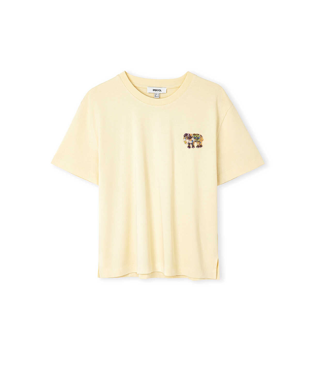 T-Shirt with Embellished Applique