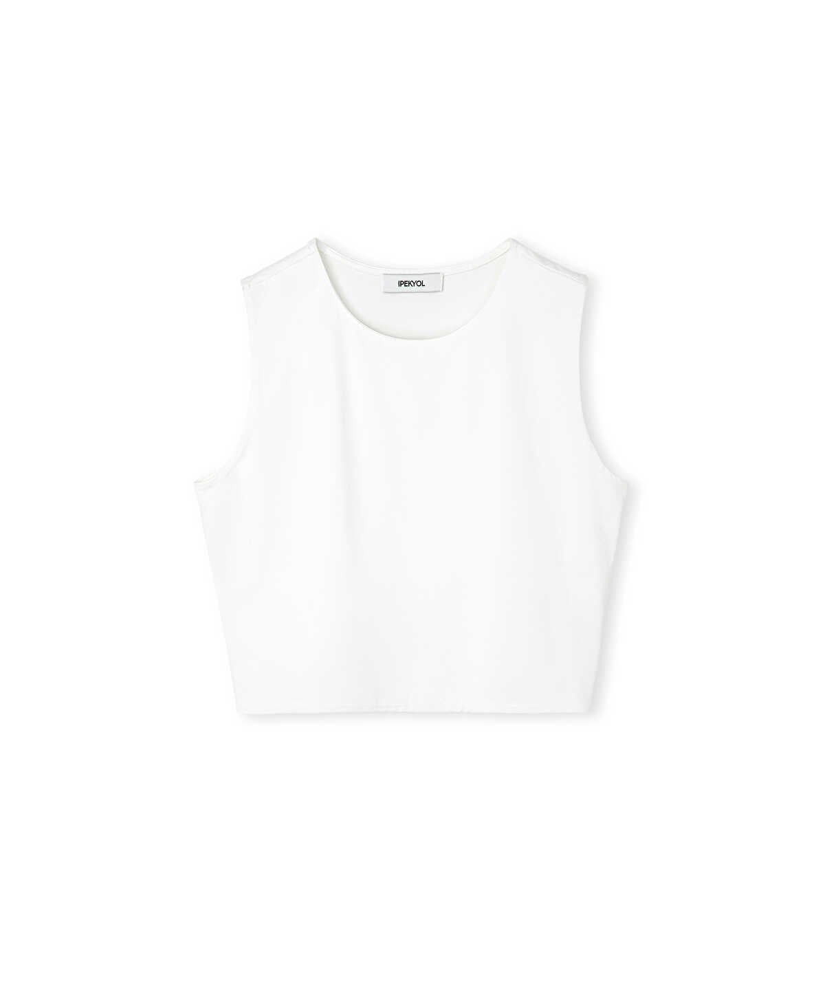 Crew Neck Cropped T-Shirt