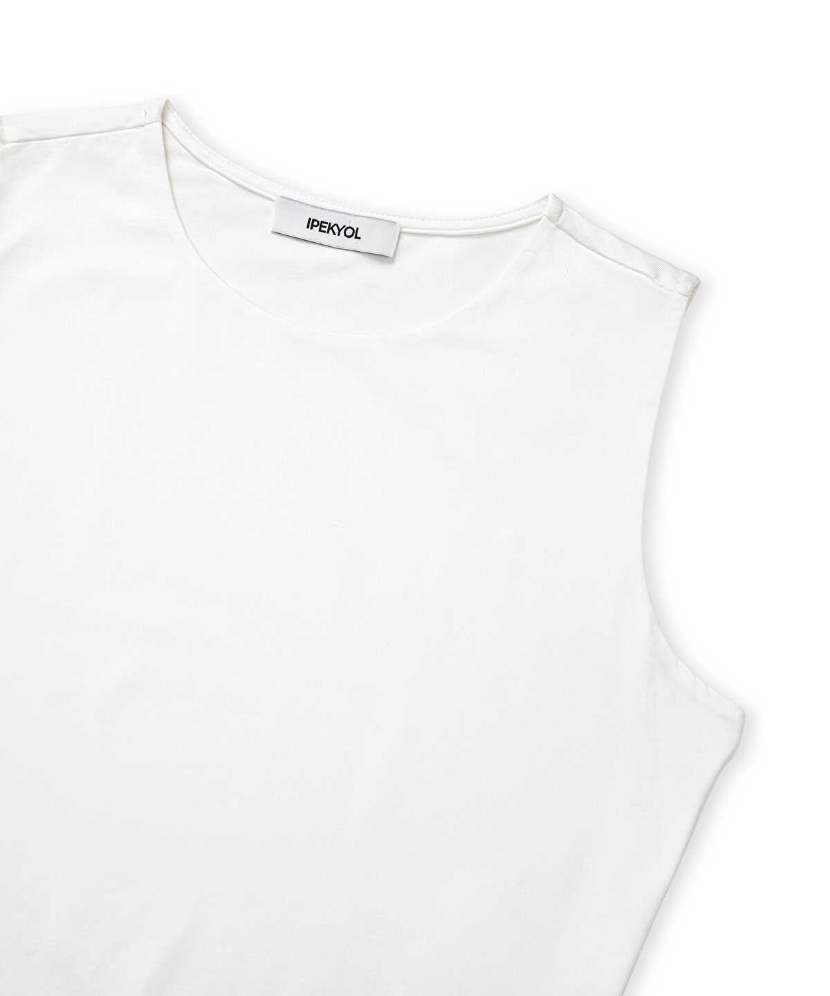 Crew Neck Cropped T-Shirt