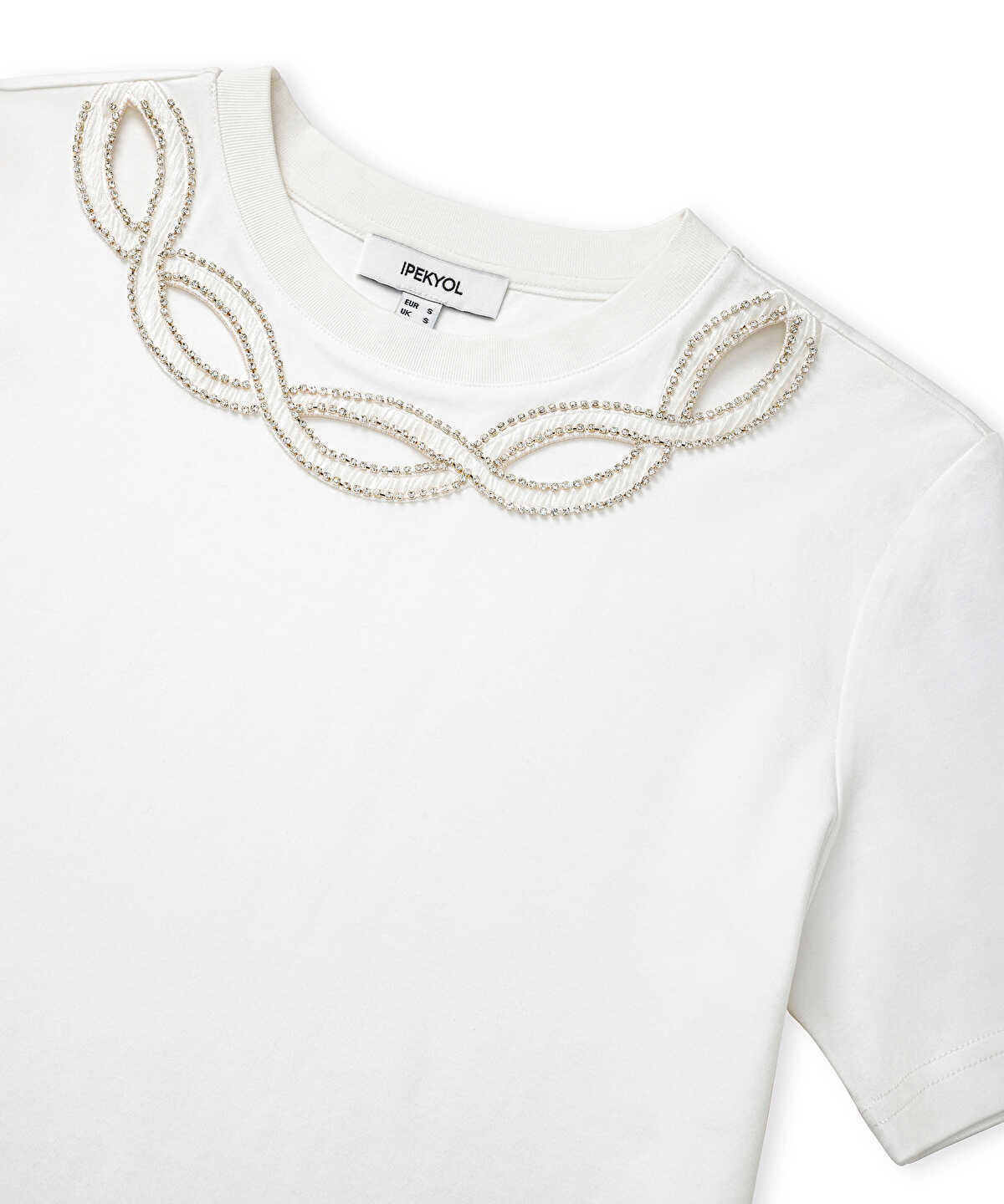 Embellished Cutout T-Shirt