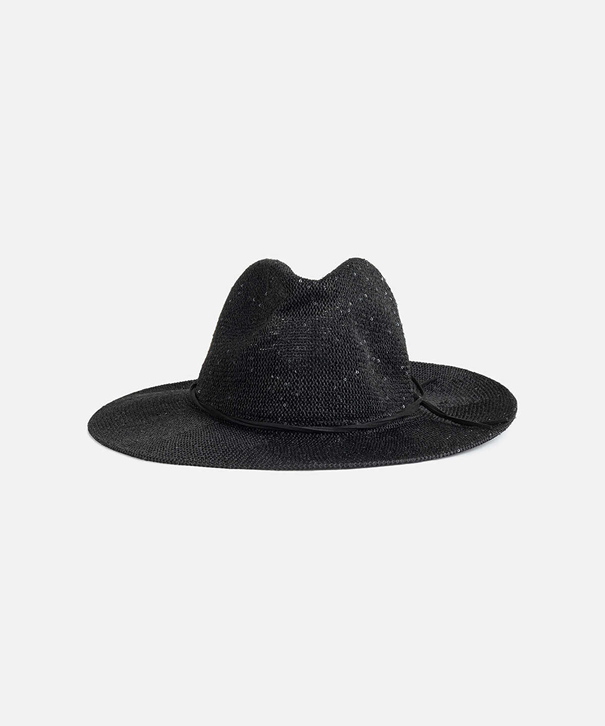 Sequin Embellished Hat