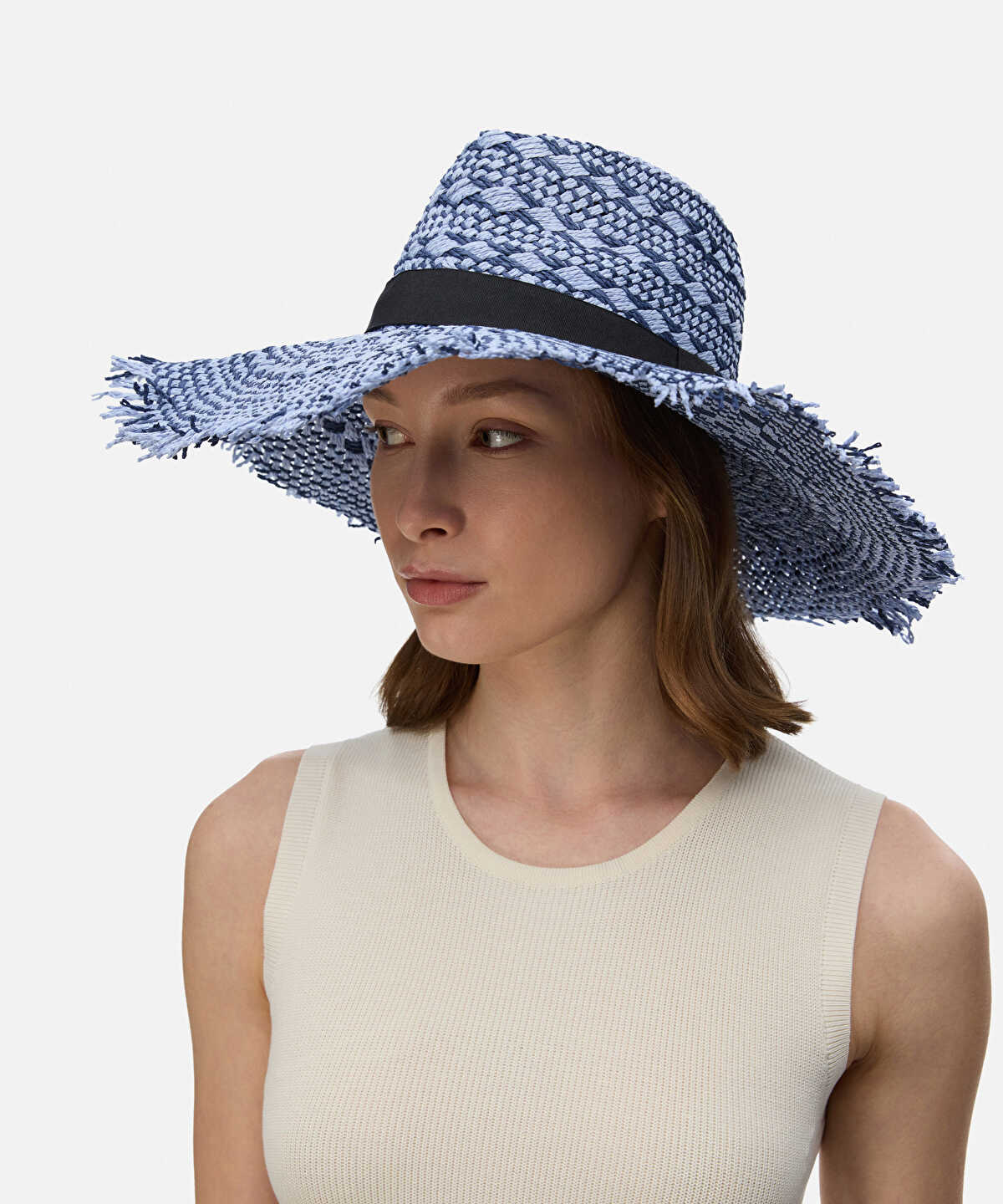 Fringed Hat with Band