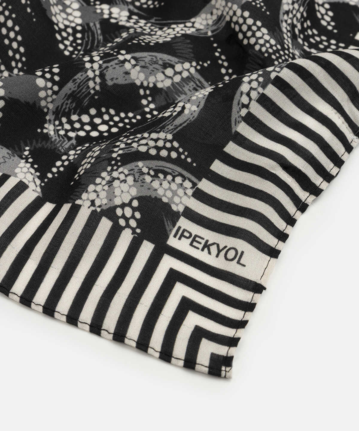 Printed Silk Blend Scarf