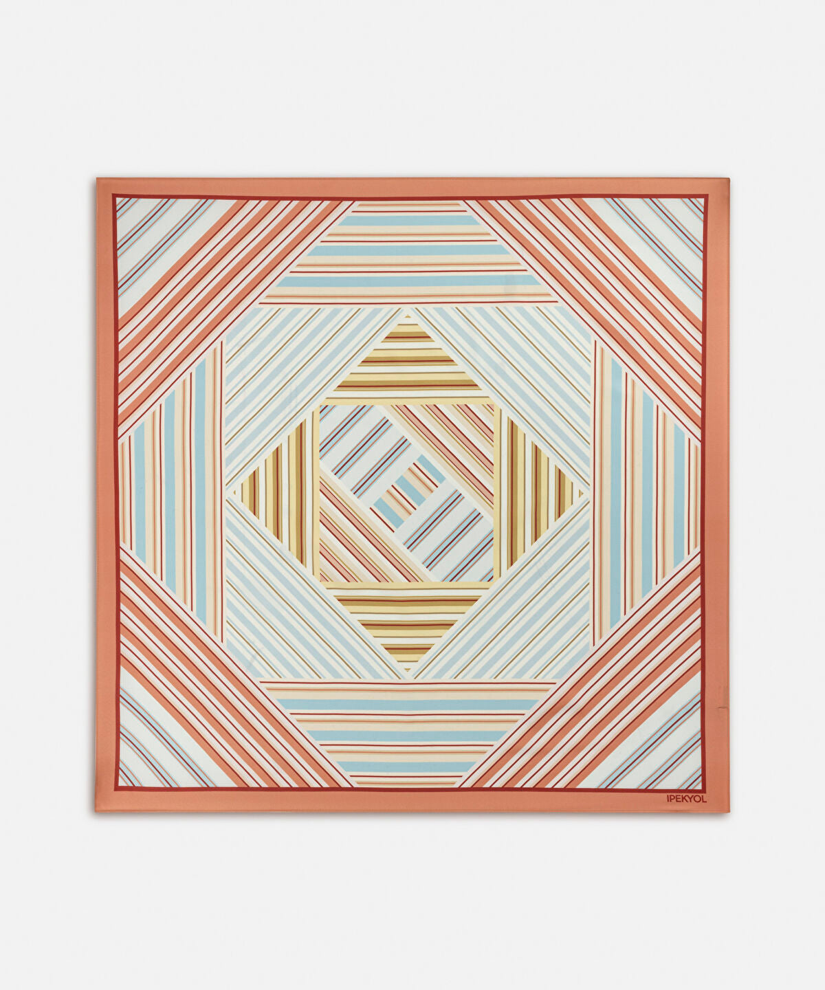 Striped Color-Block Scarf