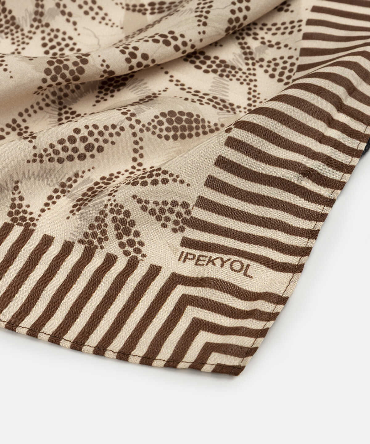 Silk Blend Printed Scarf
