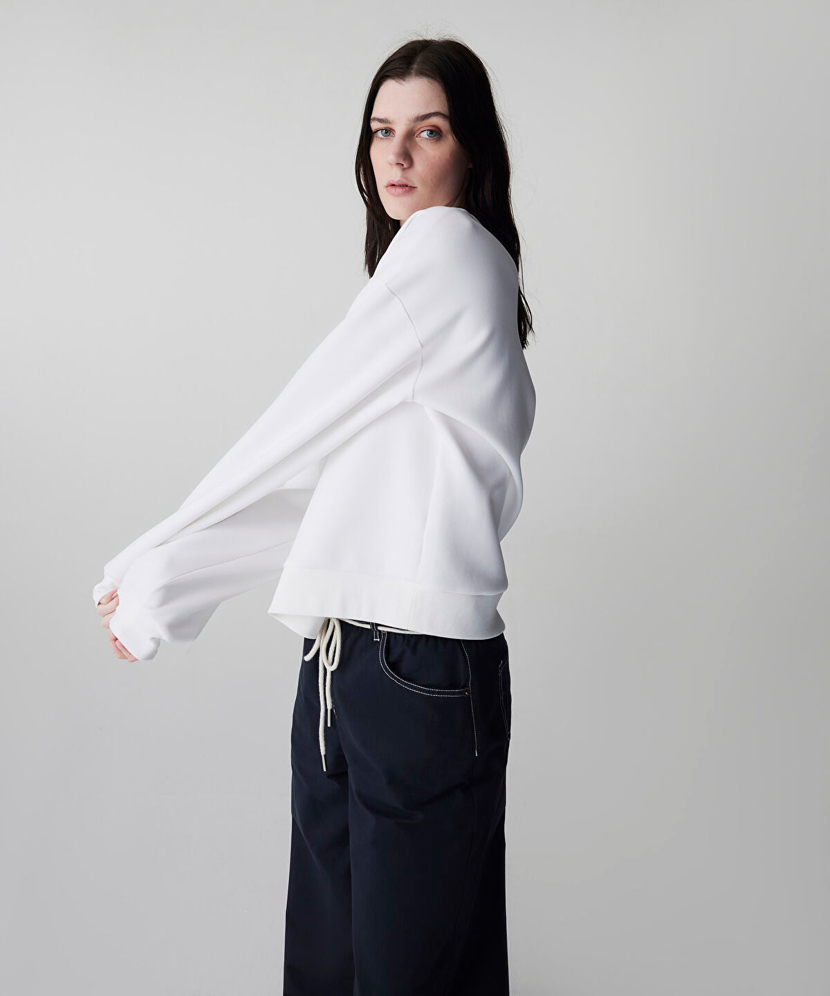 Embellished Scuba Sweatshirt