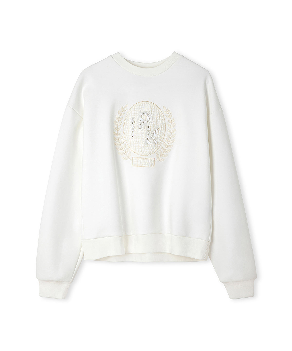 Embellished Scuba Sweatshirt