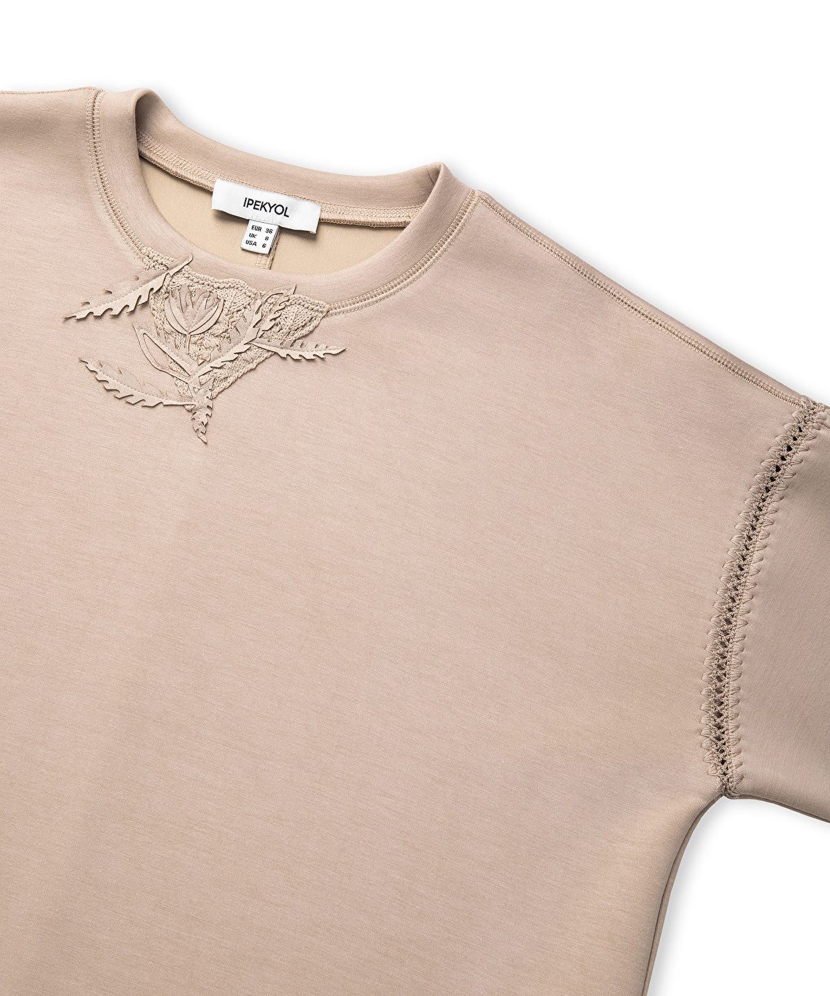 Floral Applique Sweatshirt