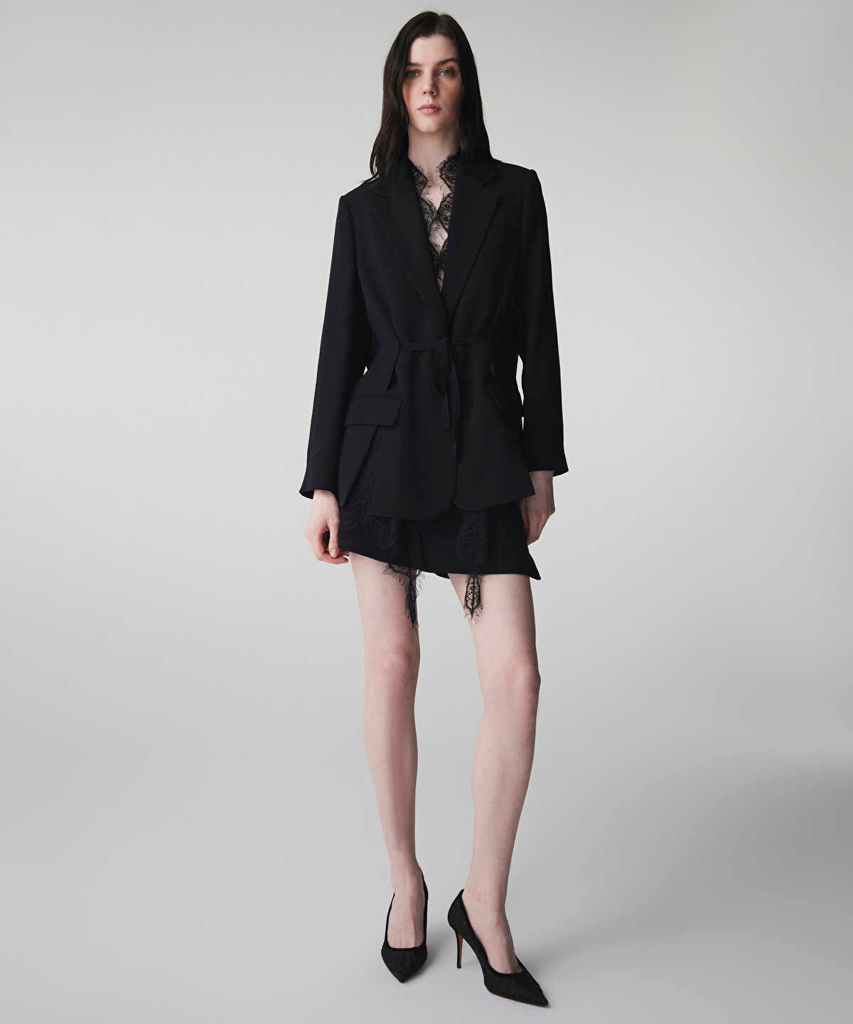 Lace Applique Blazer