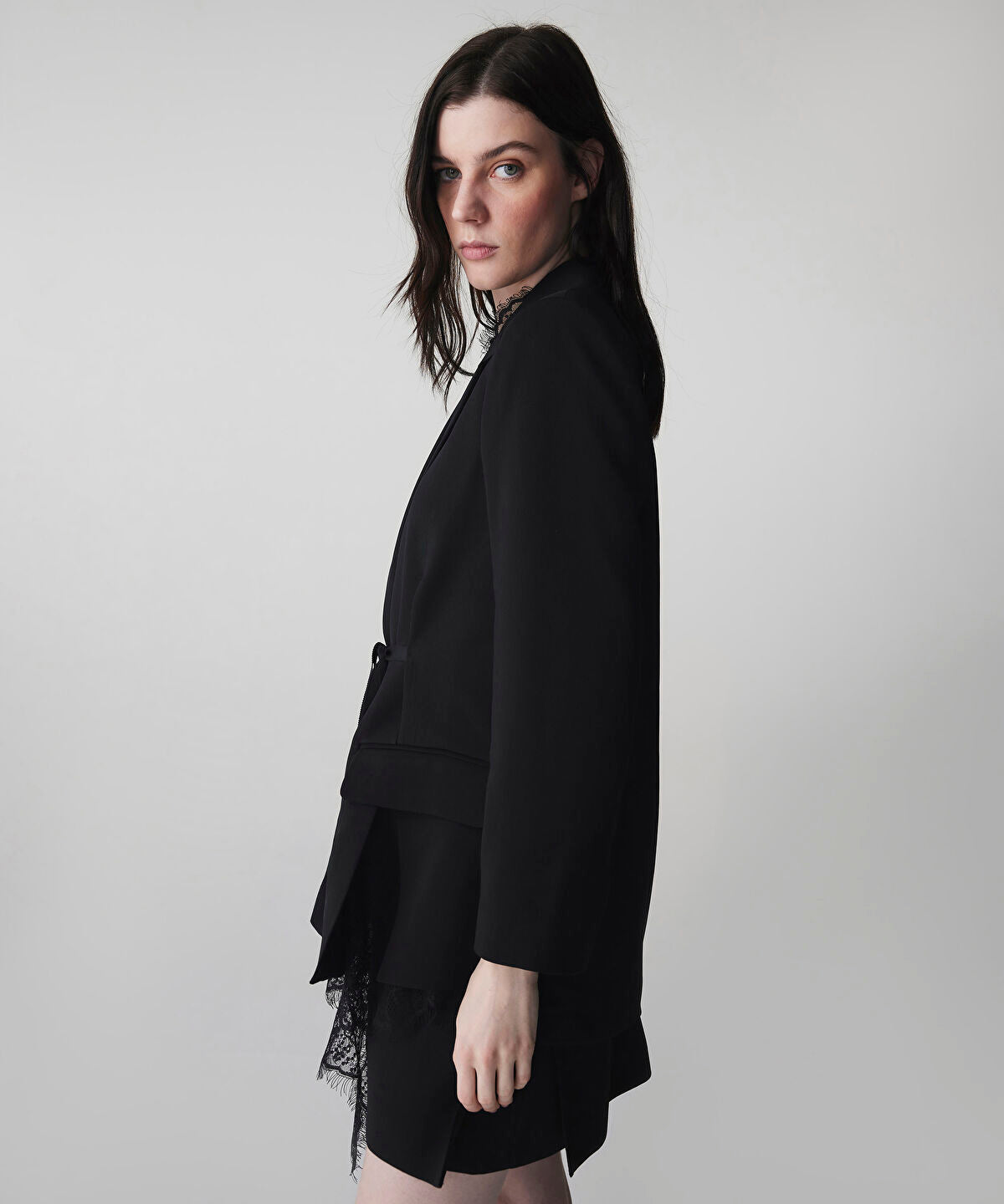 Lace Applique Blazer