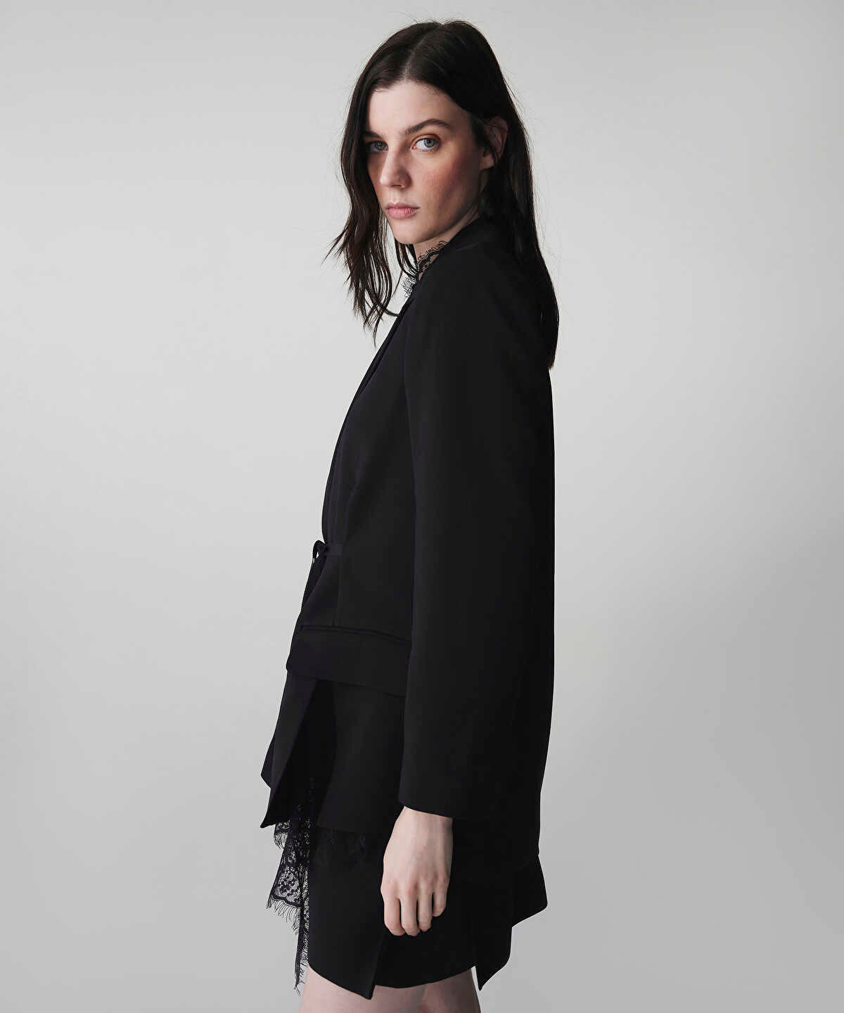 Lace Applique Blazer