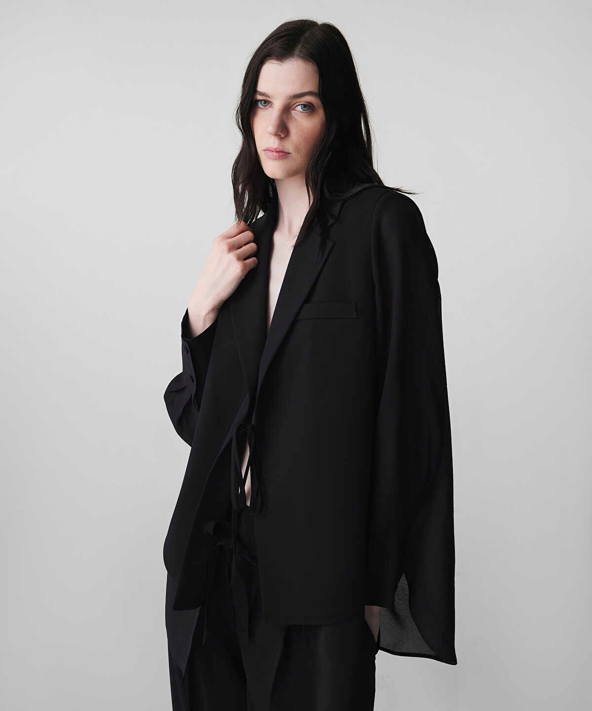 Mixed Media Blazer