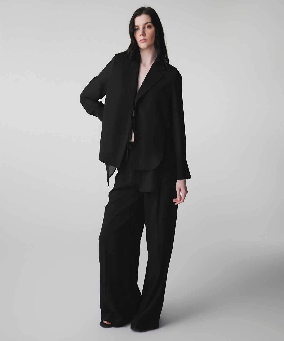 Mixed Media Blazer
