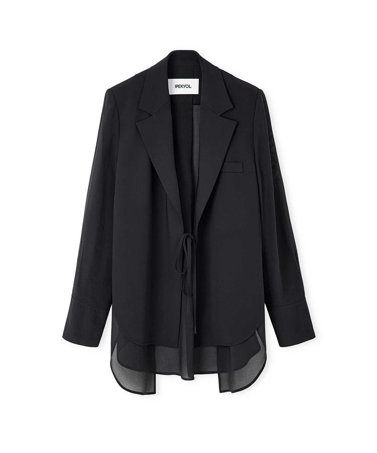 Mixed Media Blazer